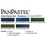 PanPastel Colours Set of 5 (Professional Artist Soft Pastels)