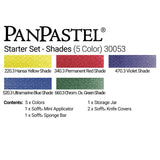 PanPastel Colours Set of 5 (Professional Artist Soft Pastels)