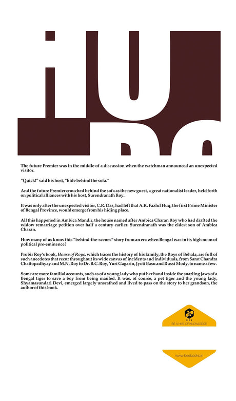 House of Roys | A 400-Year Family Saga Against the Backdrop of the Bengal Renaissance | Probir Roy - Retail Maharaj
