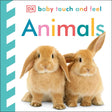 Baby Touch and Feel Animals [Board book] DK - Retail Maharaj