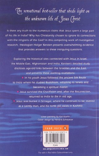 Jesus Lived in India [Paperback] Kersten, Holger - Retail Maharaj