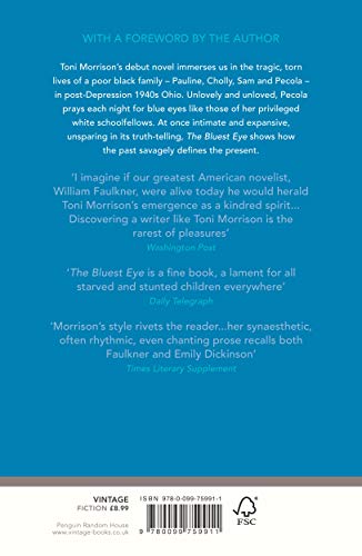 The Bluest Eye [Paperback] Morrison, Toni - Retail Maharaj