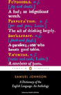 A Dictionary of the English Language: an Anthology - Retail Maharaj