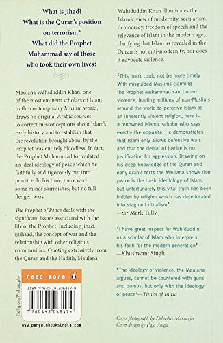 The Prophet Of Peace: Teachings of the Prophet Muhammad [Paperback] Khan, Maulana Wahiduddin - Retail Maharaj