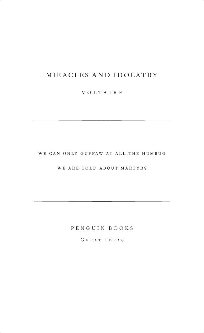 Great Ideas 33 : Miracles & Idolatry - Retail Maharaj