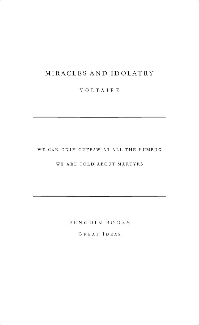 Great Ideas 33 : Miracles & Idolatry - Retail Maharaj