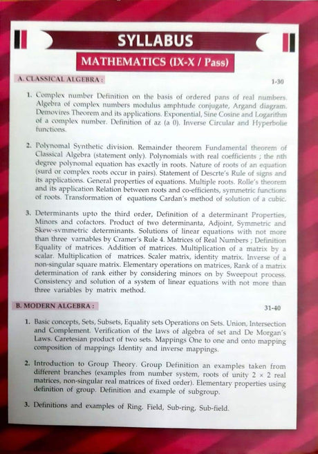 Guide book from SSC Mathematics for class IX & X (SLST) in English - Retail Maharaj