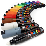 Uniball Posca Paint Marker Set Multi Surface Water Based Pigment Pens - Retail Maharaj