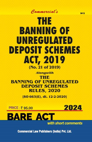 Banning of unregulated Deposit Schemes Act, 2019 - Retail Maharaj