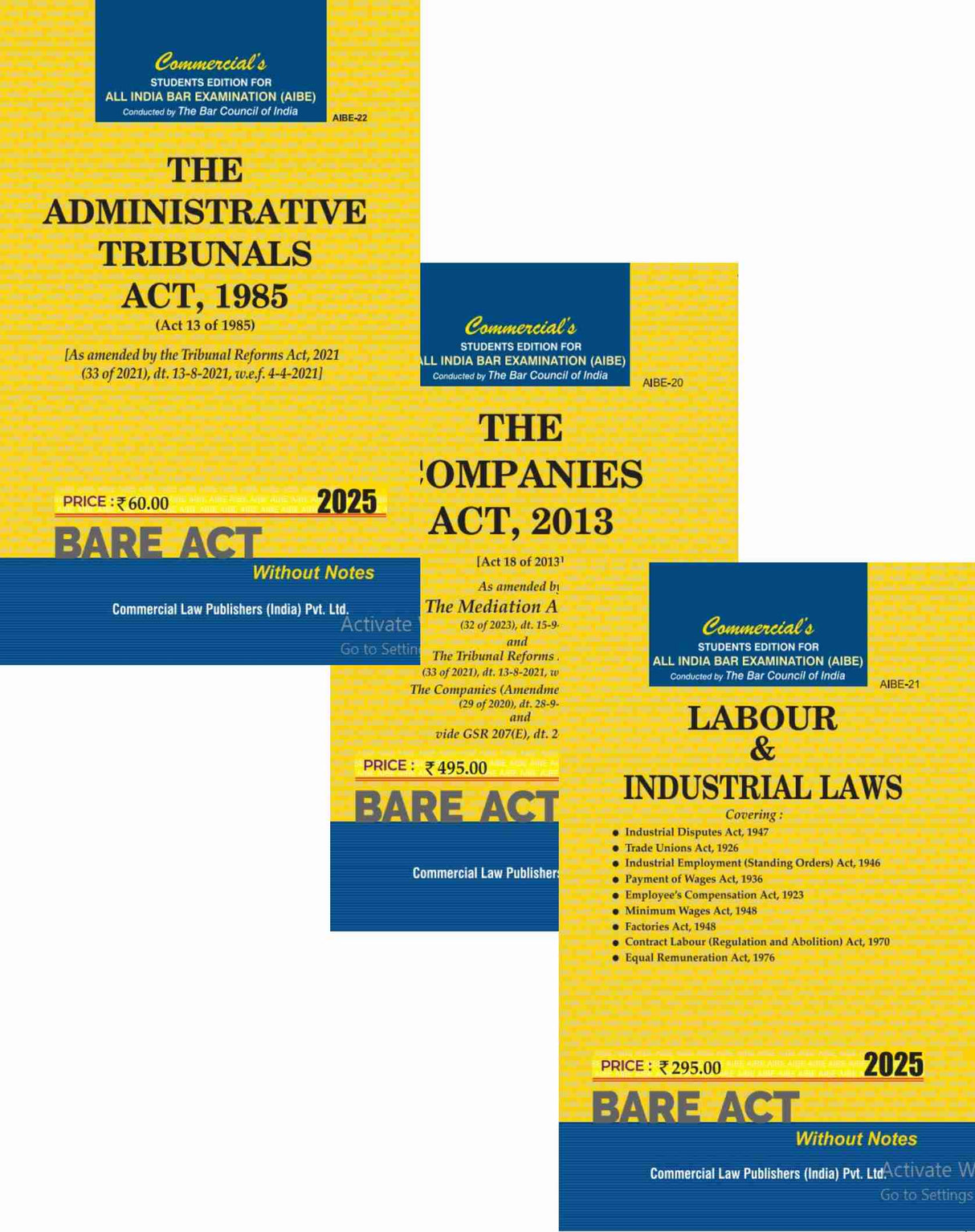 AIBE Set of 3 Books - Retail Maharaj