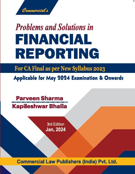 Problems and Solutions in Financial Reporting for CA Final As per New Syllabus 2023 - Retail Maharaj
