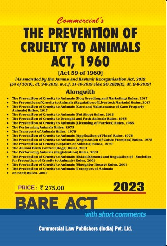 PREVENTION OF CRUELTY TO ANIMALS ACT, 1960 - Retail Maharaj