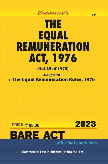 Equal Remuneration Act, 1976 with Allied Rules - Retail Maharaj