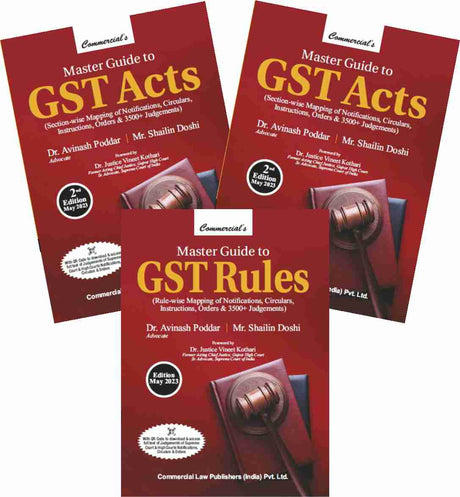 Combo Pack GST Acts & Rules - Retail Maharaj