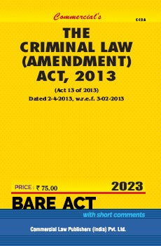 Criminal Law (Amendment) Act, 2013 - Retail Maharaj