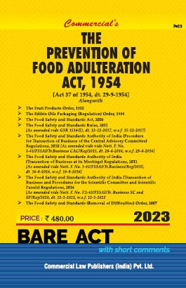 Prevention of Food Adulteration Act, 1954 - Retail Maharaj