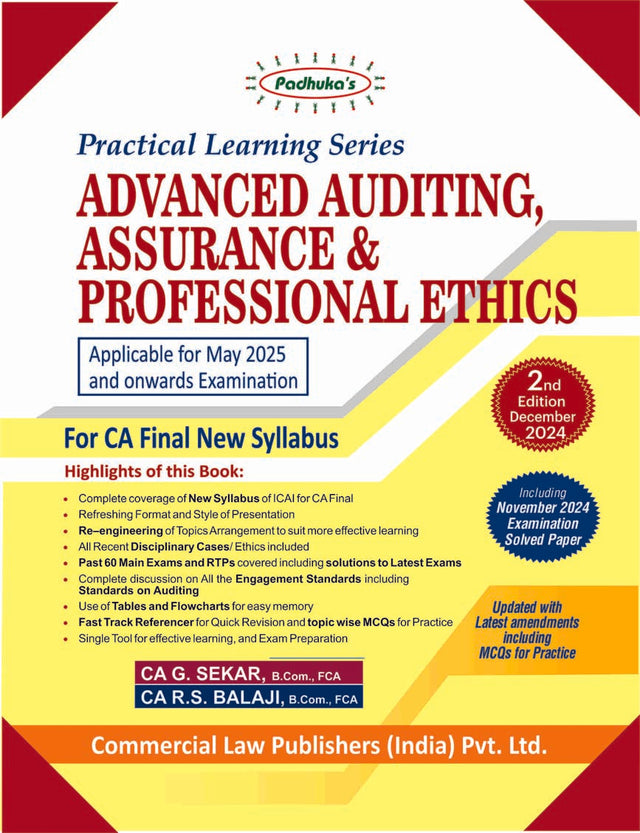 Practical Learning Series Advanced Auditing, Assurance and Professional Ethics CA Final New Syllabus 2023 - Retail Maharaj