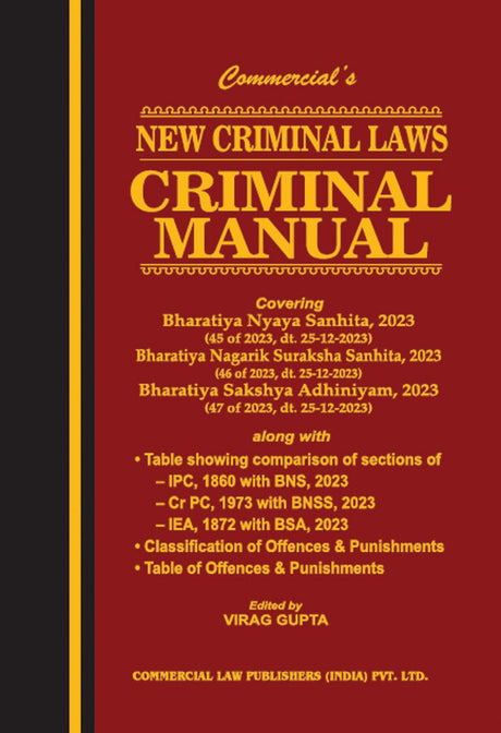 New Criminal Laws—Criminal Manual (Pocket Edition) - Retail Maharaj