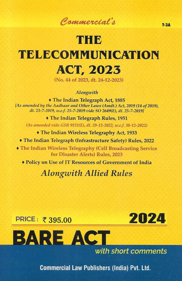 Telecommunication Act, 2023 No. 44 of 2023, dt 24-12-2023) - Retail Maharaj