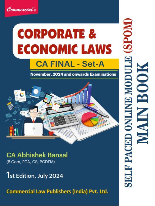 CORPORATE & ECONOMIC LAWS (SELF PACED ONLINE MODULE (SPOM) CA FINAL - Set-A (MAIN BOOK) - Retail Maharaj