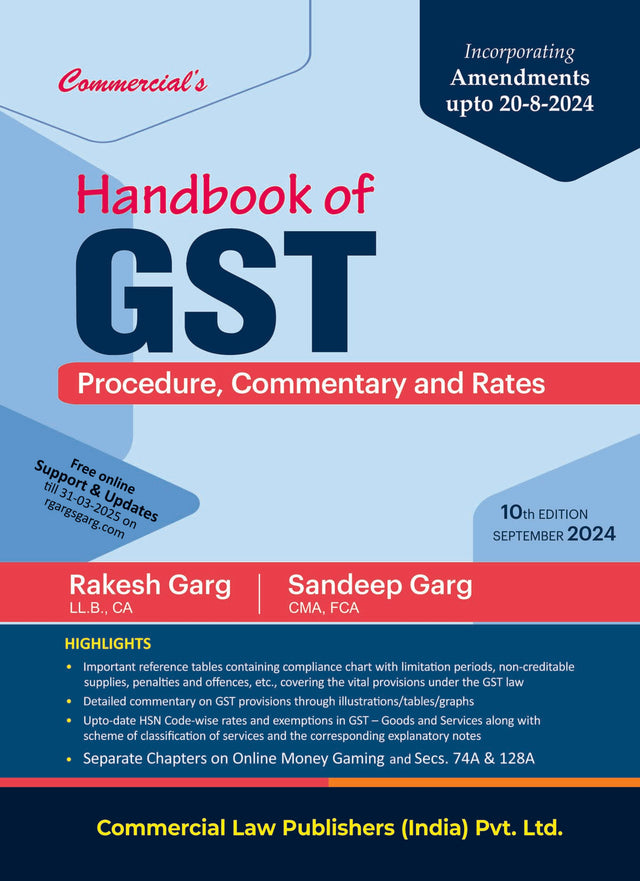 Handbook of GST Procedure, Commentary and Rates - Retail Maharaj