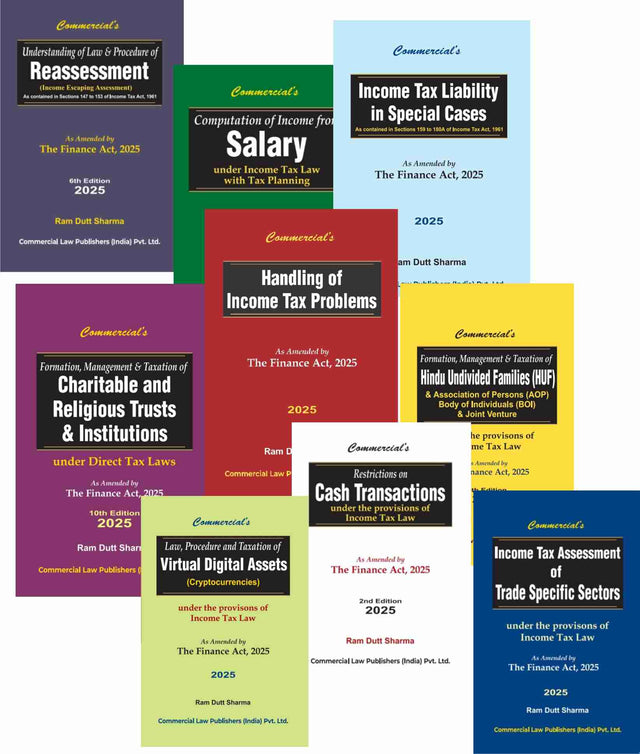 Latest Books As Amended by The Finance Act, 2025 Authored by Ram Dutt Sharma - Retail Maharaj