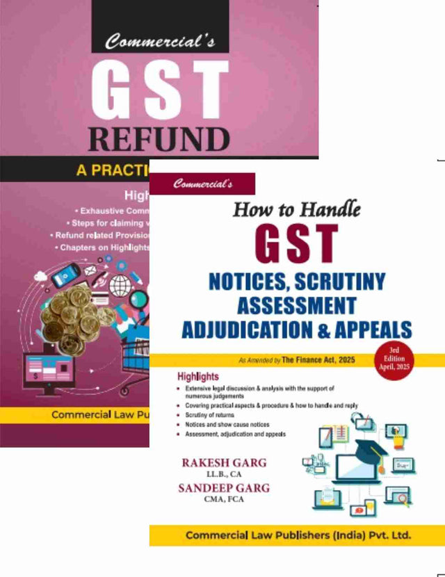 GST Refund & GST Notices Scrutiny Combo Pack - Retail Maharaj