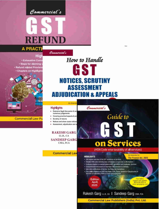 GST ESSENTIALS COMBO by RAKESH GARG & SANDEEP GARG - Retail Maharaj