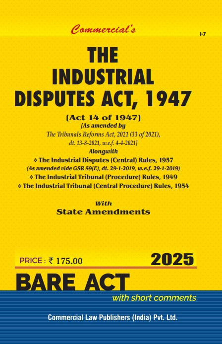 Industrial Disputes Act, 1947 [As amended by The Tribunals Reforms Act, 2021 (33 of 2021) - Retail Maharaj