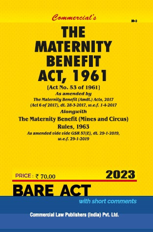 Maternity Benefit Act, 1961 alongwith Rules, 1963 - Retail Maharaj