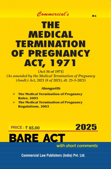 Medical Termination of Pregnancy Act, 1971 alongwith Rules & Regulations - Retail Maharaj