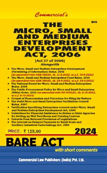 Micro, Small and Medium Entp. Dev. Act, 2006 with Rules - Retail Maharaj