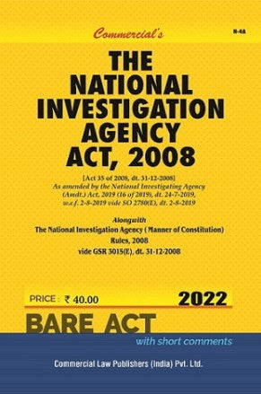 National Investigation Agency Act, 2008 - Retail Maharaj