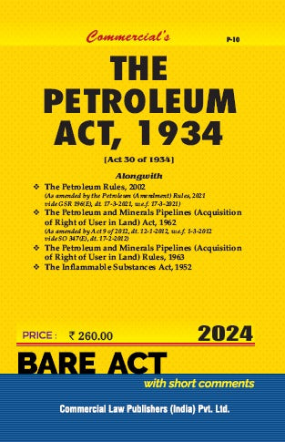 Petroleum Act, 1934 alongwith Rules, 2002 - Retail Maharaj