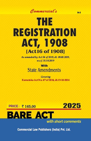 Registration Act, 1908 with State Amendments - Retail Maharaj