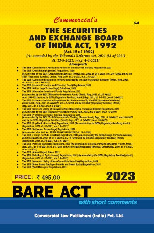 Securities and Exchange Board of India Act, 1992 - Retail Maharaj