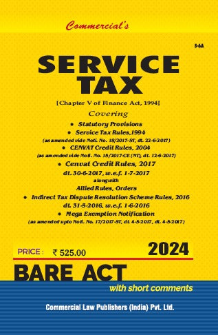 Service Tax with Rules and Allied Rules - Retail Maharaj
