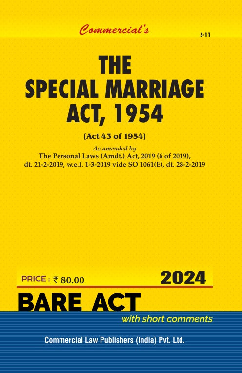 Special Marriage Act,1954 - Retail Maharaj