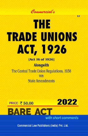 Trade Unions Act, 1926 alongwith Central Regulations, 1938 - Retail Maharaj