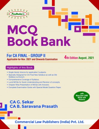 MCQ BOOK BANK - Group II - For CA Final - Retail Maharaj