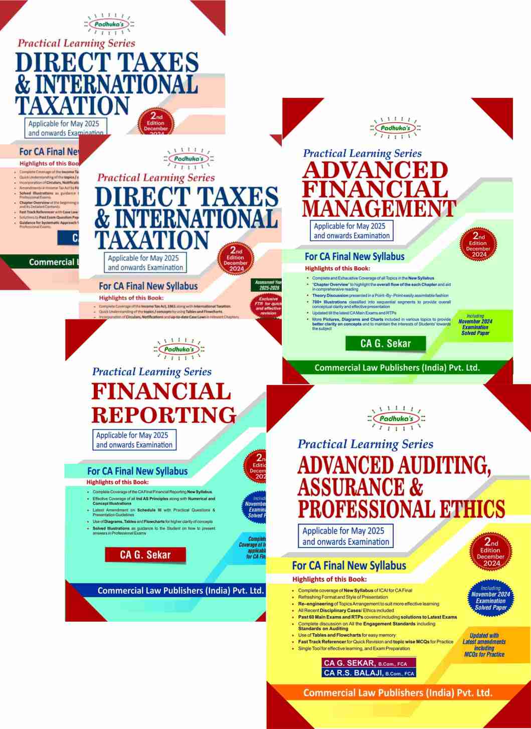 Padhuka’s Practical Learning Series for CA Final New Syllabus 2023 - Retail Maharaj