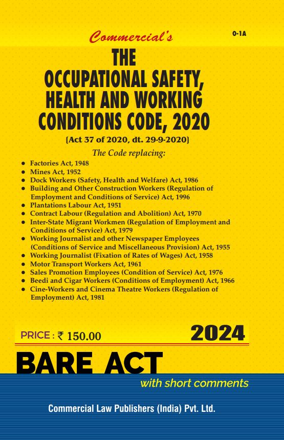 Occupational Safety, Health and Working Conditions Code, 2020 - Retail Maharaj