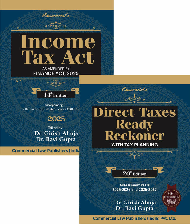 Combo Pack I (Direct Tax Ready Reckoner + Income Tax Act) - Retail Maharaj