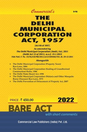 Delhi Municipal Corporation Act, 1957 with Rules - Retail Maharaj