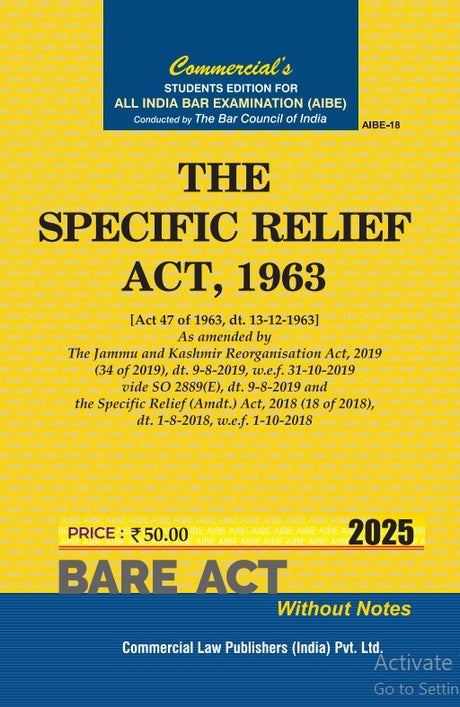 Specific Relief Act, 1963 - Retail Maharaj