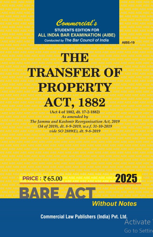 Transfer of Property Act, 1882 - Retail Maharaj