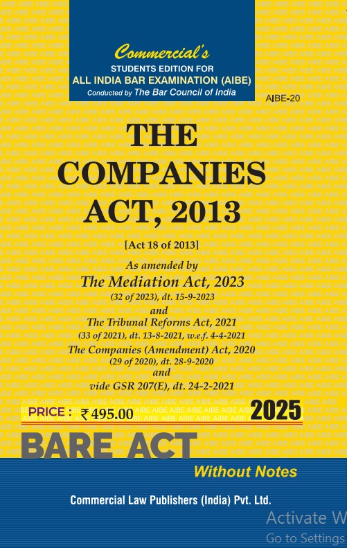 Companies Act, 2013 (AIBE) - Retail Maharaj