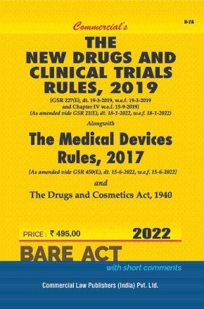 NEW DRUG & CLINICAL TRIAL RULES, 2019 - Retail Maharaj