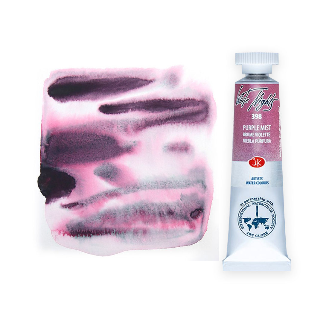 White Nights Granulating Watercolour Tubes 10ml – 33 Individual Shades