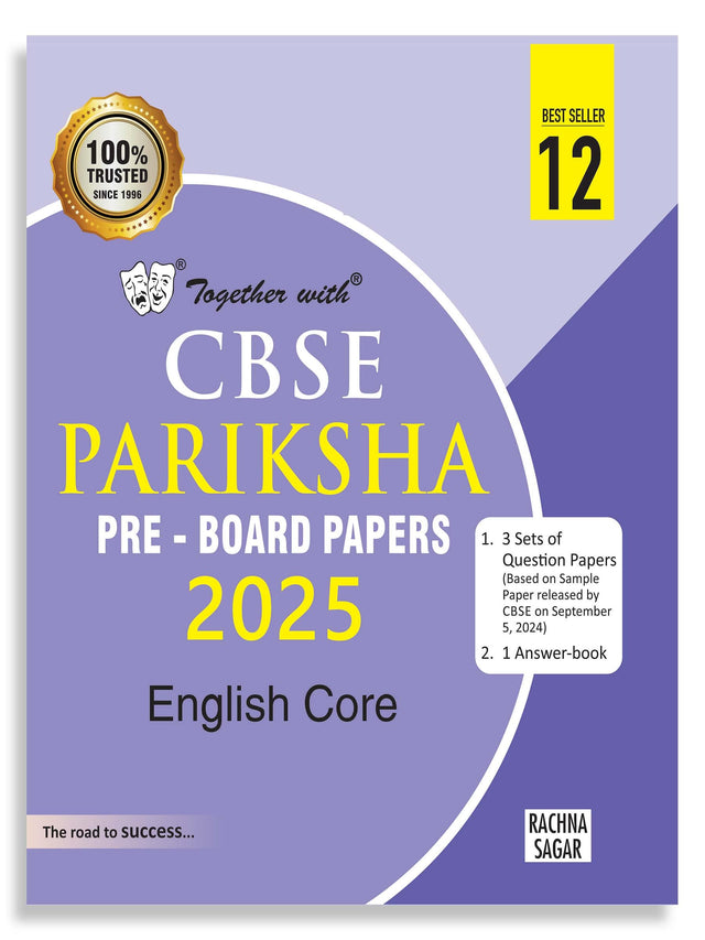 Together With Cbse Class 12 English Core Pariksha Pre-Board Papers For Exam 2025 - Retail Maharaj